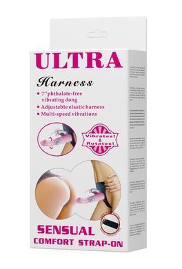 Страпон женский ULTRA Harness STRAP-ON - Vibration Rotation, BW-022038