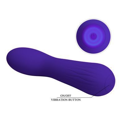 Вібромасажер для стимуляції точки G Pretty Love - Faun Dark Purple, BI-014724-3