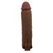 Подовжуюча насадка з вібростимуляцією Pretty Love - Xerxes Vibrating Penis Sleeve Brown, BI-026282Z-1