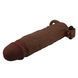 Подовжуюча насадка з вібростимуляцією Pretty Love - Xerxes Vibrating Penis Sleeve Brown, BI-026282Z-1