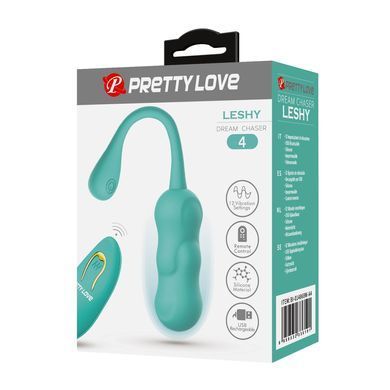 Виброяйцо с дистанционным управлением Pretty Love - Leshy Dream Chaser 4 Green, BI-014868W-A4
