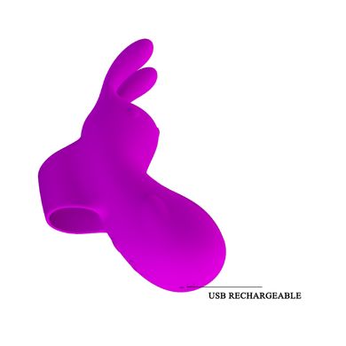 Клиторальный стимулятор на палец Pretty Love - Finger Bunny, BI-014605