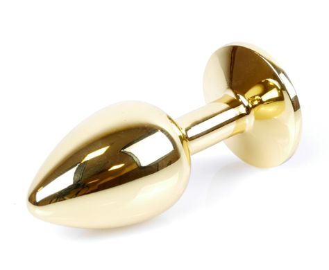Анальний затор Boss Series - Jewellery Gold PLUG Pink S, BS6400017