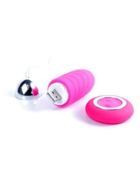 Віброяйце з пультом дистанційного керування - Remoted controller egg 0.2 USB Pink, BS2600106
