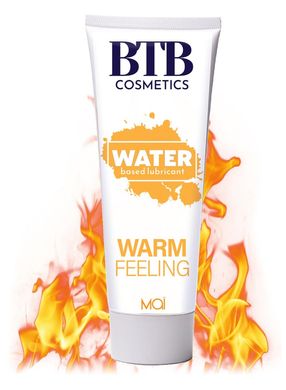 Вагинальный лубрикант на водной основе с согревающим эффектом Mai - BTB Water Based Warm Feeling Lubricant, 100 ml