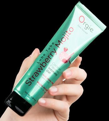 Оральний лубрикант Orgie Cocktail Flavored Intimate Gel - Strawberry Mojito, 100 ml