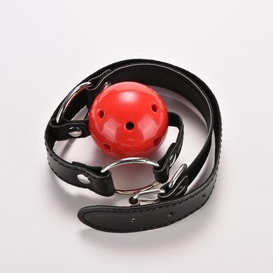 Кляп шар Plastic RED, SKN-KK01