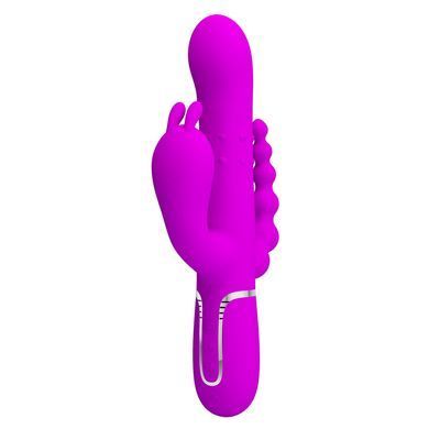 Вібромасажер з анальним та кліторальним стимулятором Pretty Love - Cammy Purple Twinkled Tenderness, BW-500036
