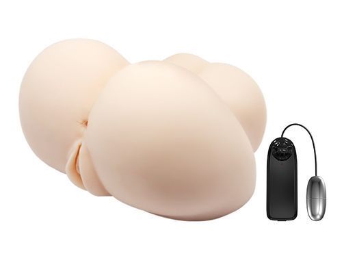 Мастурбатор двумя входами и вибрацией GRACES Vibrating Pleasure Ass&Vagina, BM-009141