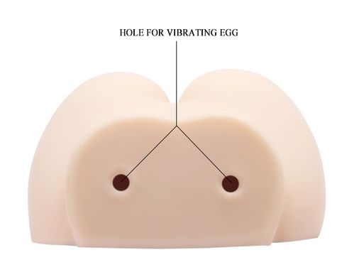 Мастурбатор двумя входами и вибрацией GRACES Vibrating Pleasure Ass&Vagina, BM-009141