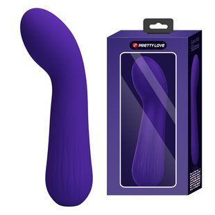 УЦЕНКА - Вибромассажер для стимуляции точки G Pretty Love - Faun Dark Purple, DIS-BI-014724-3