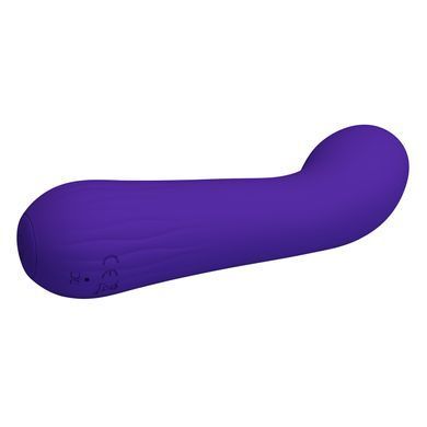 УЦЕНКА - Вибромассажер для стимуляции точки G Pretty Love - Faun Dark Purple, DIS-BI-014724-3