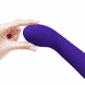 УЦЕНКА - Вибромассажер для стимуляции точки G Pretty Love - Faun Dark Purple, DIS-BI-014724-3