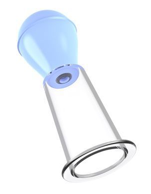 Набор из 2-ух вакуумных помп для стимуляции сосков CANWIN - Lollipop Pump Blue, CAN-P512 BLUE