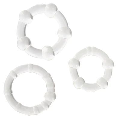 Набір ерекційних кілець Meleon - Beaded Stimulation Ring, SCR-51