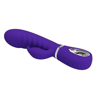 УЦЕНКА - Ребристый вибратор Pretty Love - Prescott Purple, DIS-BI-014635-3