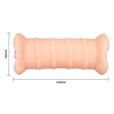 Мастурбатор-вагина с двумя входами и вибрацией CRAZY BULL - EMMA Double Vagina, BM-009148ZH