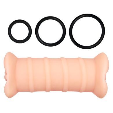 Мастурбатор-вагина с двумя входами и вибрацией CRAZY BULL - EMMA Double Vagina, BM-009148ZH