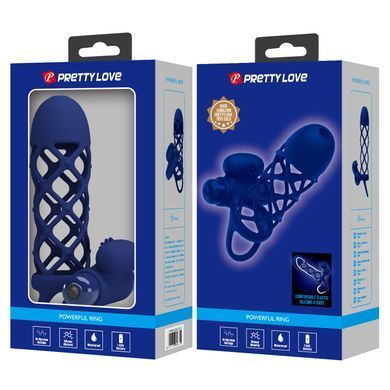 Насадка з вібрацією Pretty Love -  Powerful ring, 10 vibration functions, BI-026236-3