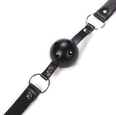 Кляп шар Classic plastic Black, SKN-KK03