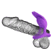 Эрекционное кольцо Pretty Love - Vibration Penis Ring SILAS Purple, BI-210318-1