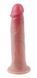 Фалоімітатор на присосці, із м'якого двошарового силікону OYO - Dildo Double Layer Silicone YQW-006 (довжина 17 см, діаметр 3 см)