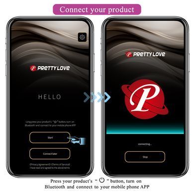 Віброяйце кероване смартфоном Pretty Love - Catalina 12 vibration functions Mobile APP, BI-014935HP-1