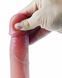 Фалоімітатор на присосці, із м'якого двошарового силікону OYO - Dildo Double Layer Silicone YQW-006 (довжина 17 см, діаметр 3 см)