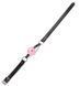 Кляп шар Classic plastic Black and Pink, SKN-KK04