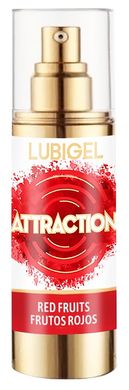 Стимулирующий гель (жидкий вибратор) с ароматом лесных ягод Mai - Attraction Lubigel Privat Gel Liquid Vibrator Efect Red Fruits, 30 ml