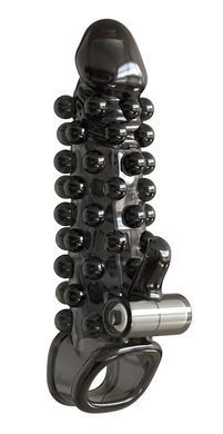 Подовжуюча насадка з вібростимуляцією Meleon - Explosive Beads Steel Cannon Wolf Tooth Set Z2, ZPS-120