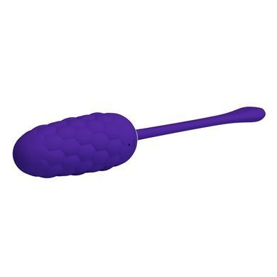 УЦЕНКА - Виброяйцо с рельефным дизайном Pretty Love - MARINA EGG Purple, DIS-BI-014708-3