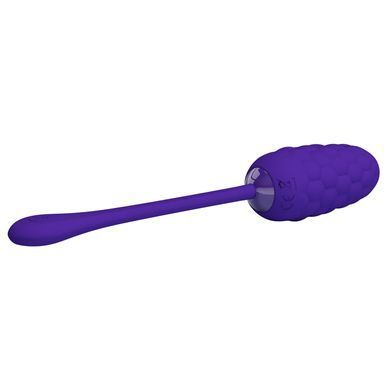 УЦЕНКА - Виброяйцо с рельефным дизайном Pretty Love - MARINA EGG Purple, DIS-BI-014708-3