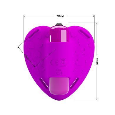 Стимулятор клитора Prety Love - Clitoral Massager Heartbeat 10 vibration functions, BW-022093