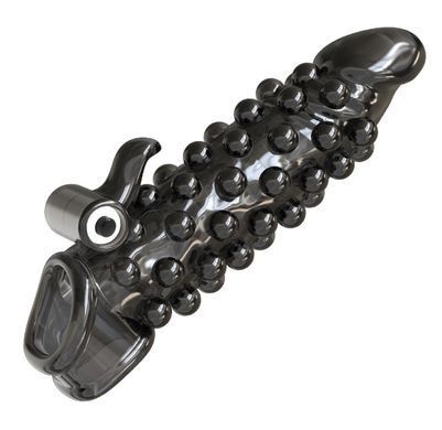Подовжуюча насадка з вібростимуляцією Meleon - Explosive Beads Steel Cannon Wolf Tooth Set Z2, ZPS-120