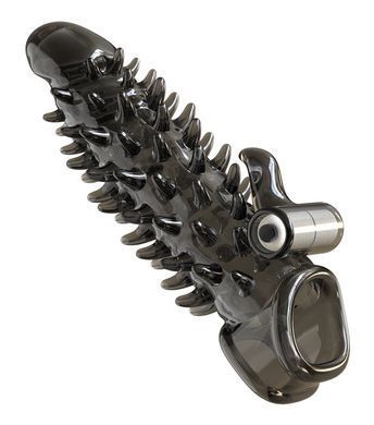 Подовжуюча насадка з вібростимуляцією Meleon - Dragon Tooth Steel Cannon Wolf Tooth Set Z2, ZPS-122