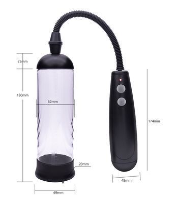 Автоматична вакуумна помпа із зарядкою від USB CANWIN Penis Pump - P403AU