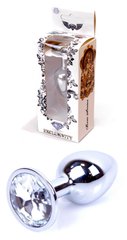 Анальная пробка Boss Series - Jewellery Silver PLUG Clear S, BS6400012