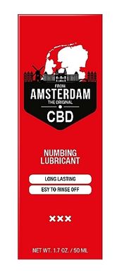 Вагинальный гель на водной основе с пролонгирующим эффектом Original CBD from Amsterdam - Numbing Lubricantl, 50 ml