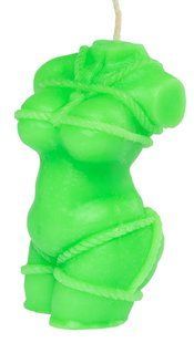 Свічка LOVE FLAME - Shibari I Green Fluor, CPS09-GREEN