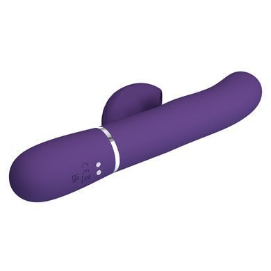 Вибратор с вакуумной стимуляцией клитора Pretty Love - Twinkled Tenderness Dark Purple, BW-500015-2