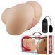 Мастурбатор вагина-анус с вибрацией Crazy Bull - Luna soft skin, BM-009244Z