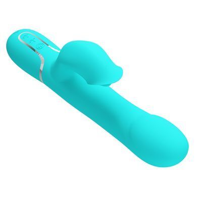 Вибромассажер с поступательным движением серии Pretty Love - Falin Twinkled Tenderness Green 7 vibration functions 4 rolling functions, BW-500012-1