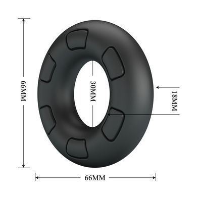 Ерекційне кільце Crazy Bull - Bertram Super Soft Silicone Cock Ring, BI-210247
