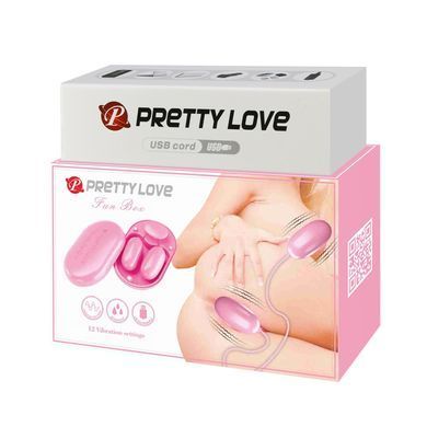 Віброяйце PRETTY LOVE - Fun Box Pink, BI-300054