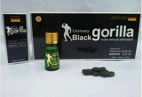 Таблетки збуджуючі Germany Black gorilla