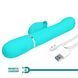 Вибромассажер с поступательным движением серии Pretty Love - Falin Twinkled Tenderness Green 7 vibration functions 4 rolling functions, BW-500012-1
