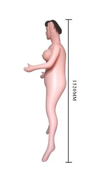 Надувна лялька Finish Girl із вставкою з кібершкіри та вібростимуляцією. BM-015001