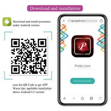 Виброяйцо управляемое смартфоном Pretty Love - NYMPH, BI-014895HP-1