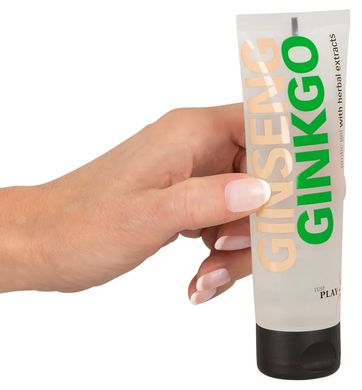 Веганский стимулирующий гель для массажа Just Play Ginseng Ginkgo Gel, 80 мл